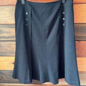 Worthington Black Fit and Flare Skirt Size 6